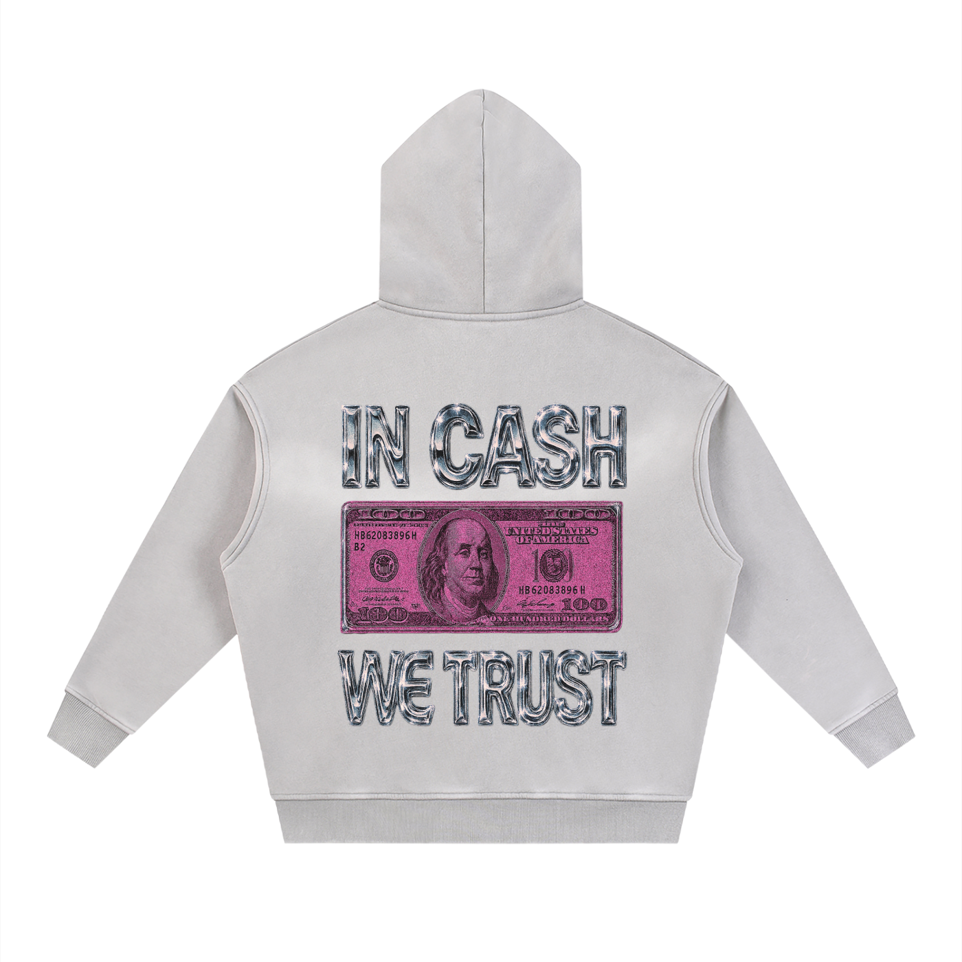 Sunfade Two-way Zipper Boxy Fleece Hoodie