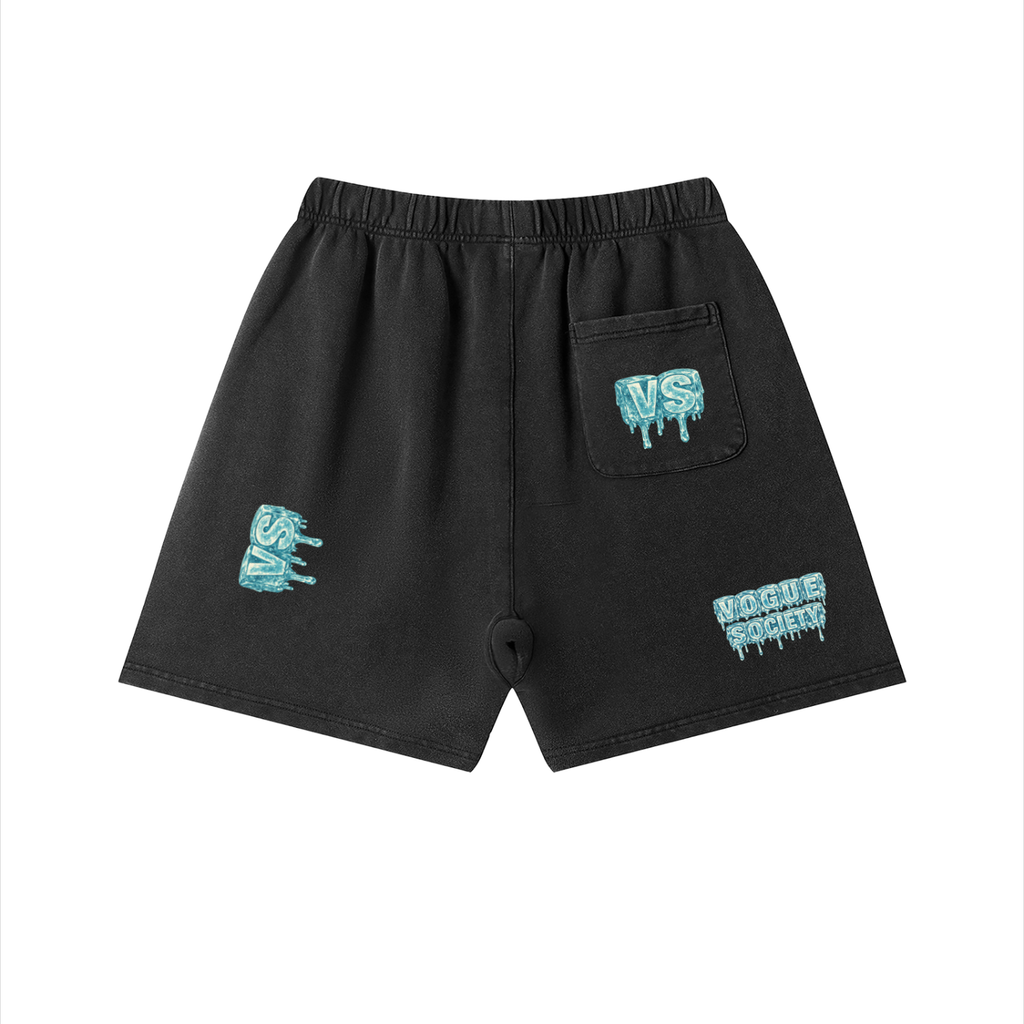 Unisex Vintage Wash Cotton Shorts