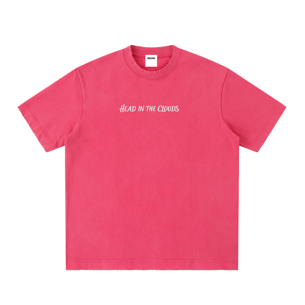 Heavyweight Vintage Washed Frayed T-Shirt