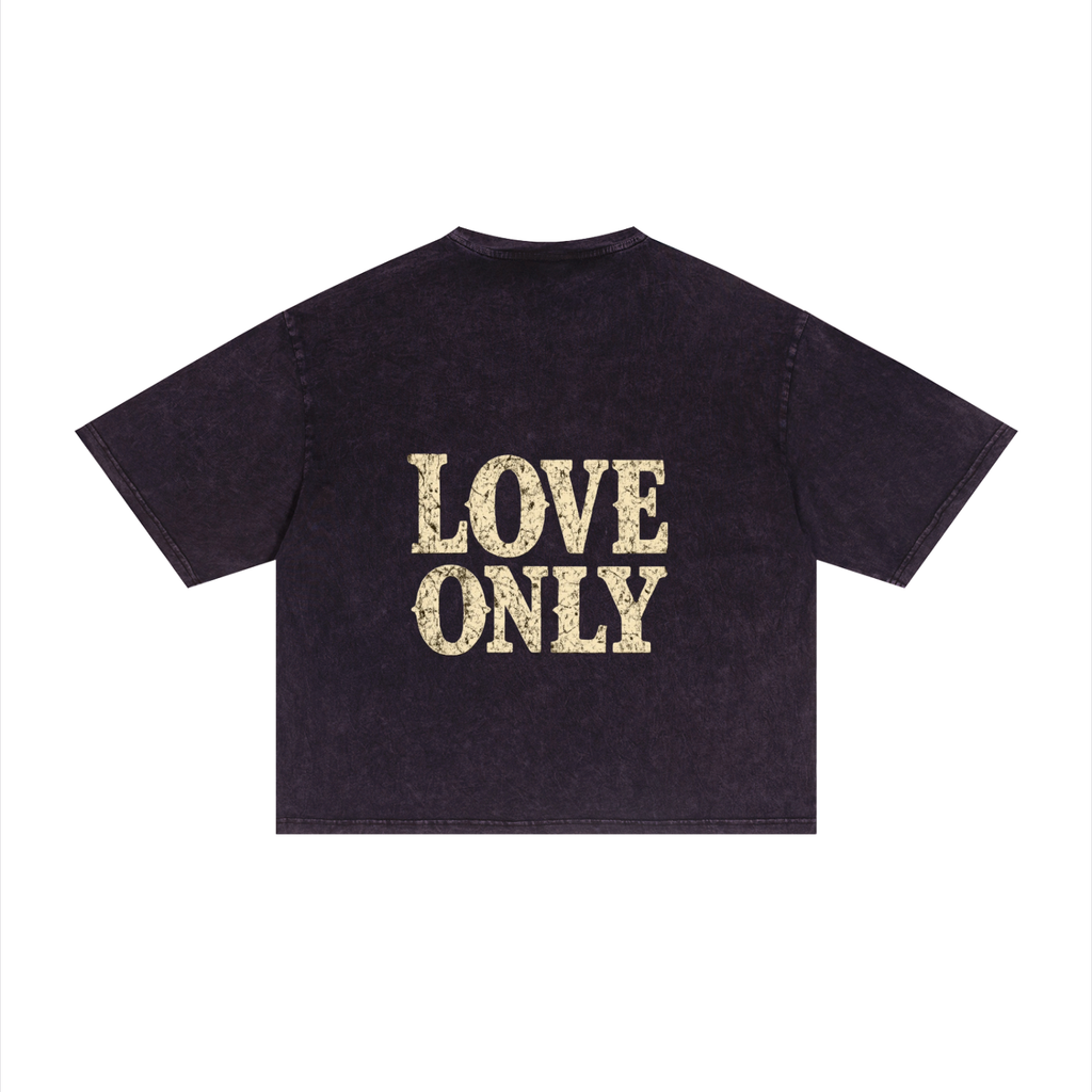 Unisex Mineral Wash Boxy T-Shirt