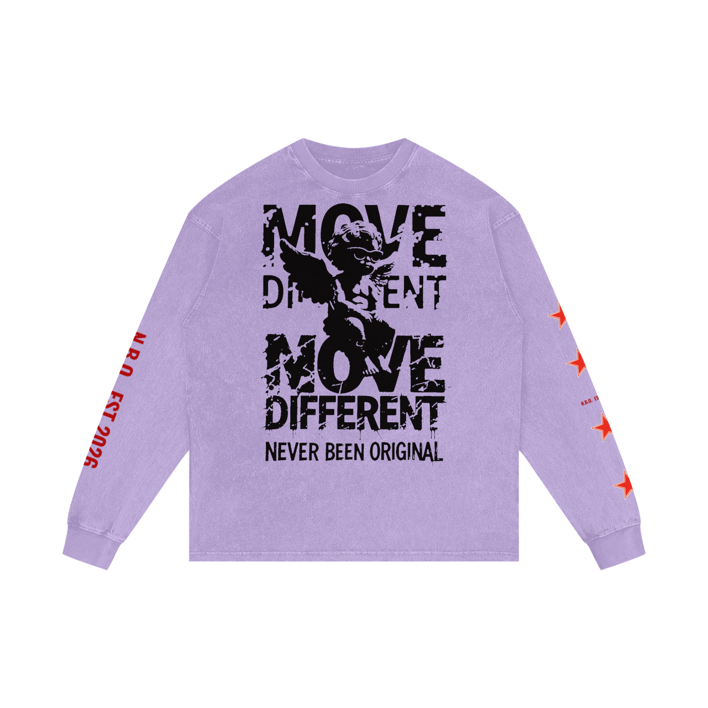 Acid Wash Oversize Long Sleeve T-Shirt