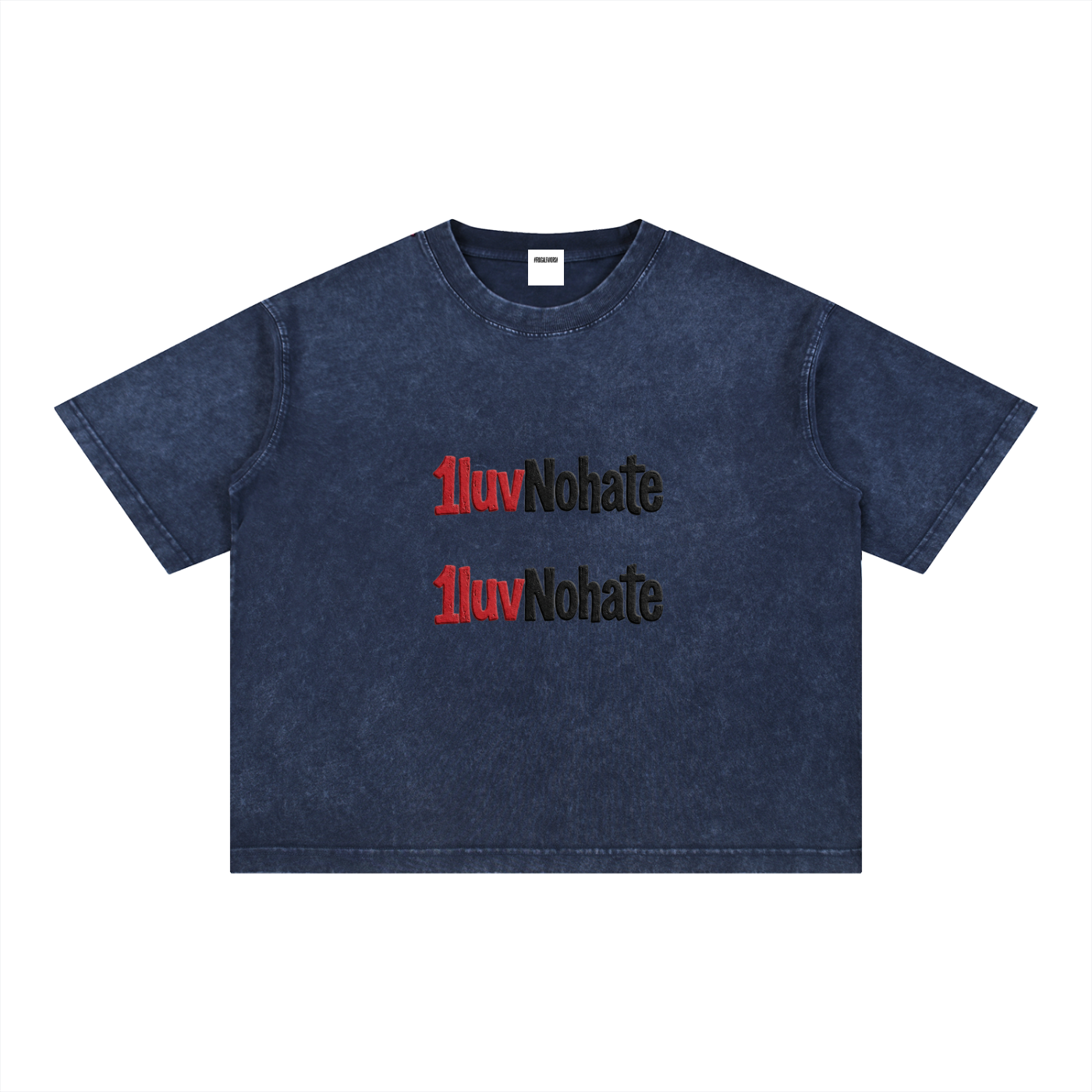 Mineral Wash Boxy Cotton T-Shirt