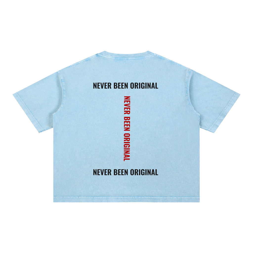 Mineral Wash Boxy Cotton T-Shirt