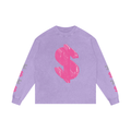 Acid Wash Oversize Long Sleeve T-Shirt