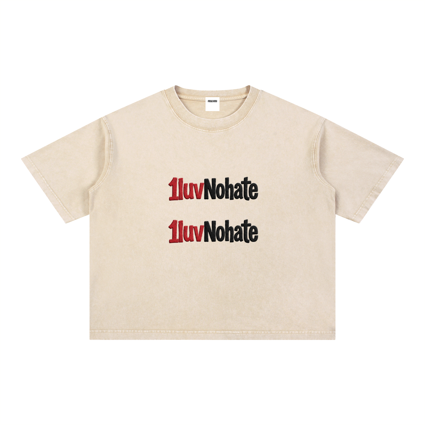 Mineral Wash Boxy Cotton T-Shirt