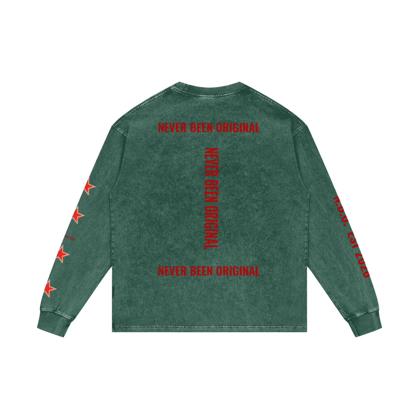 Acid Wash Oversize Long Sleeve T-Shirt