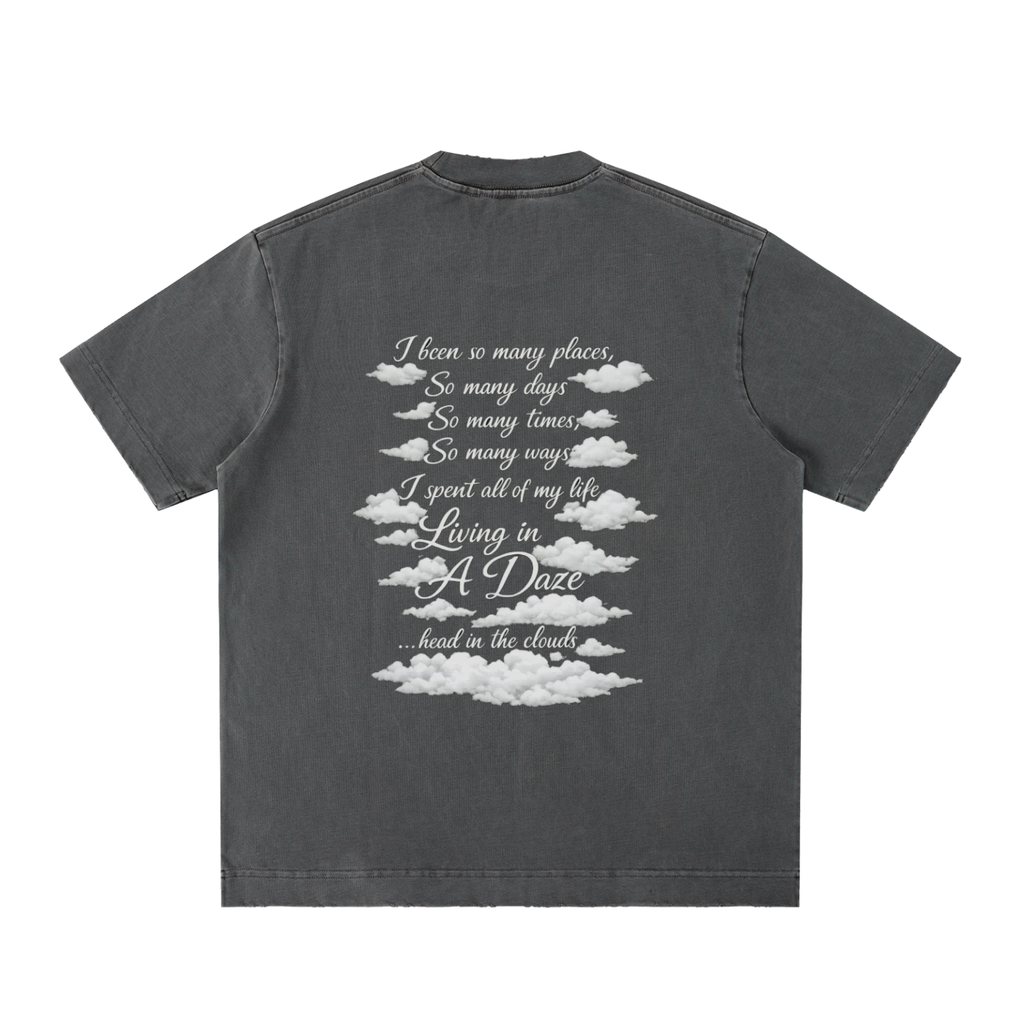 Heavyweight Vintage Washed Frayed T-Shirt