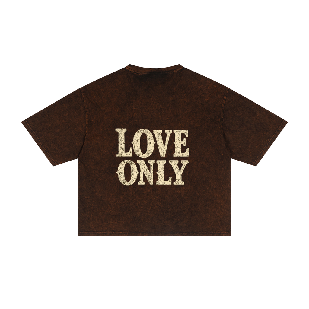 Unisex Mineral Wash Boxy T-Shirt