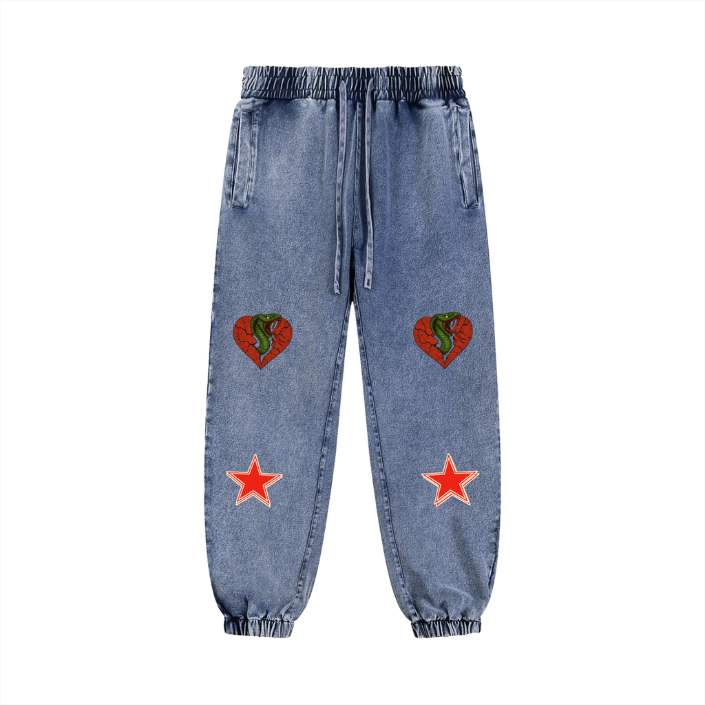 Snow Wash Jogged Sweatpants