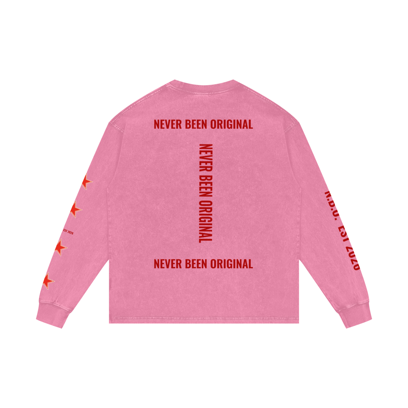 Acid Wash Oversize Long Sleeve T-Shirt