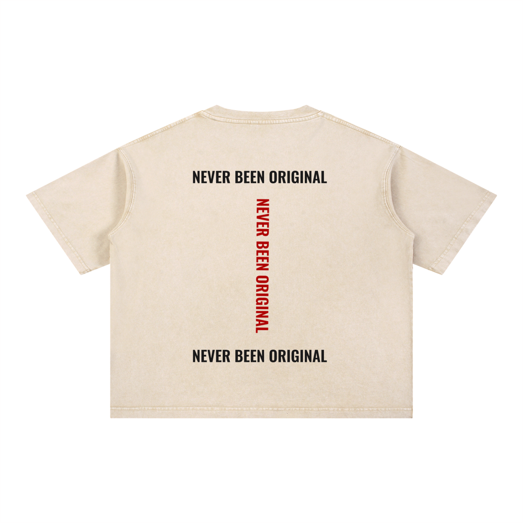 Mineral Wash Boxy Cotton T-Shirt