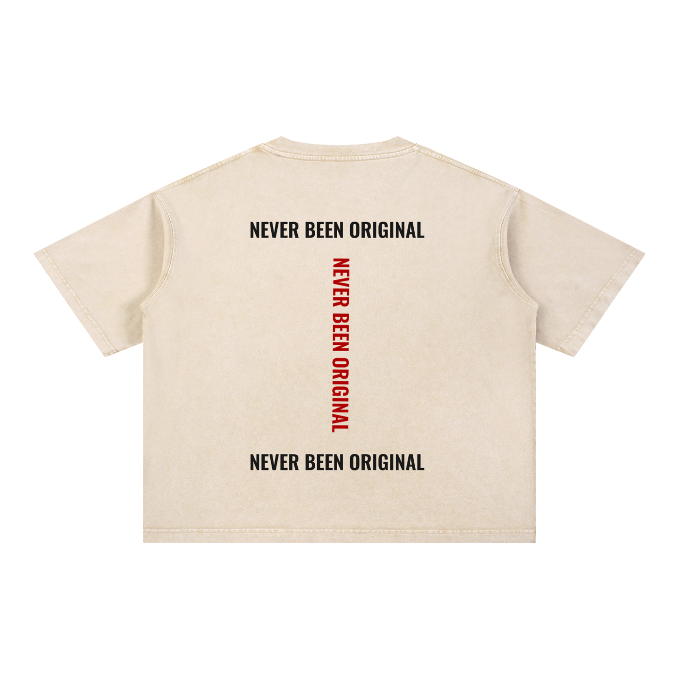 Mineral Wash Boxy Cotton T-Shirt
