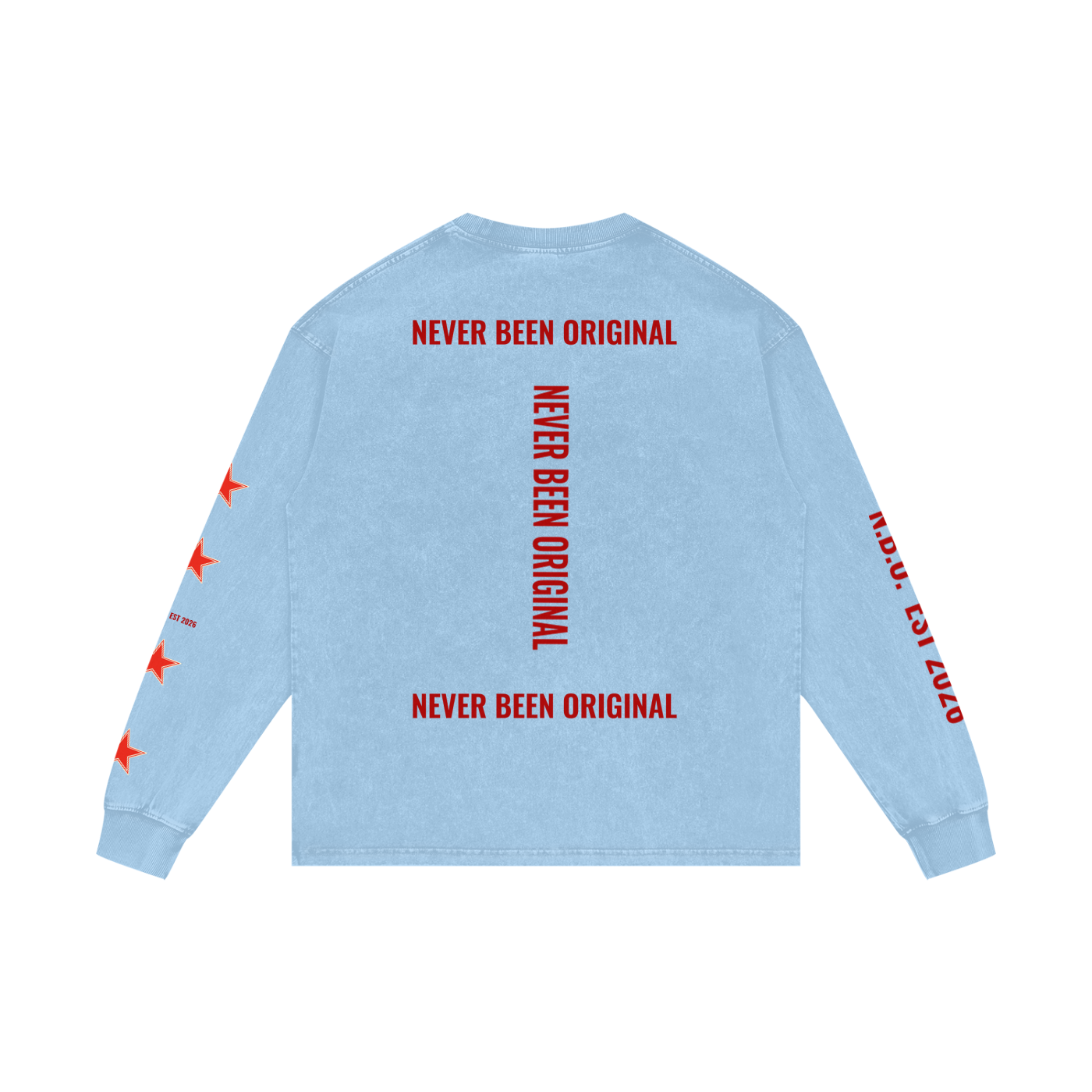 Acid Wash Oversize Long Sleeve T-Shirt