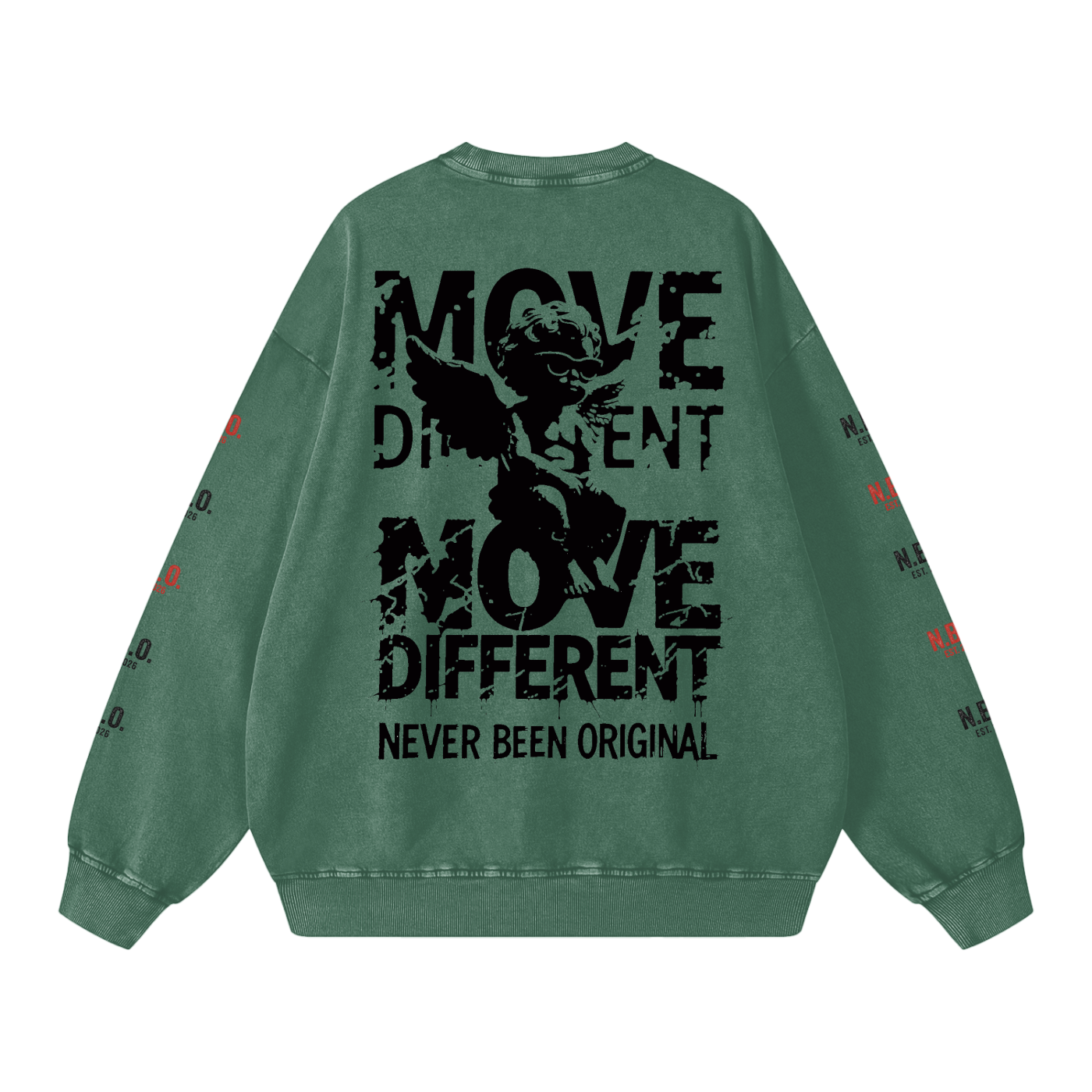 Snow Washed Oversized Sweatshirt