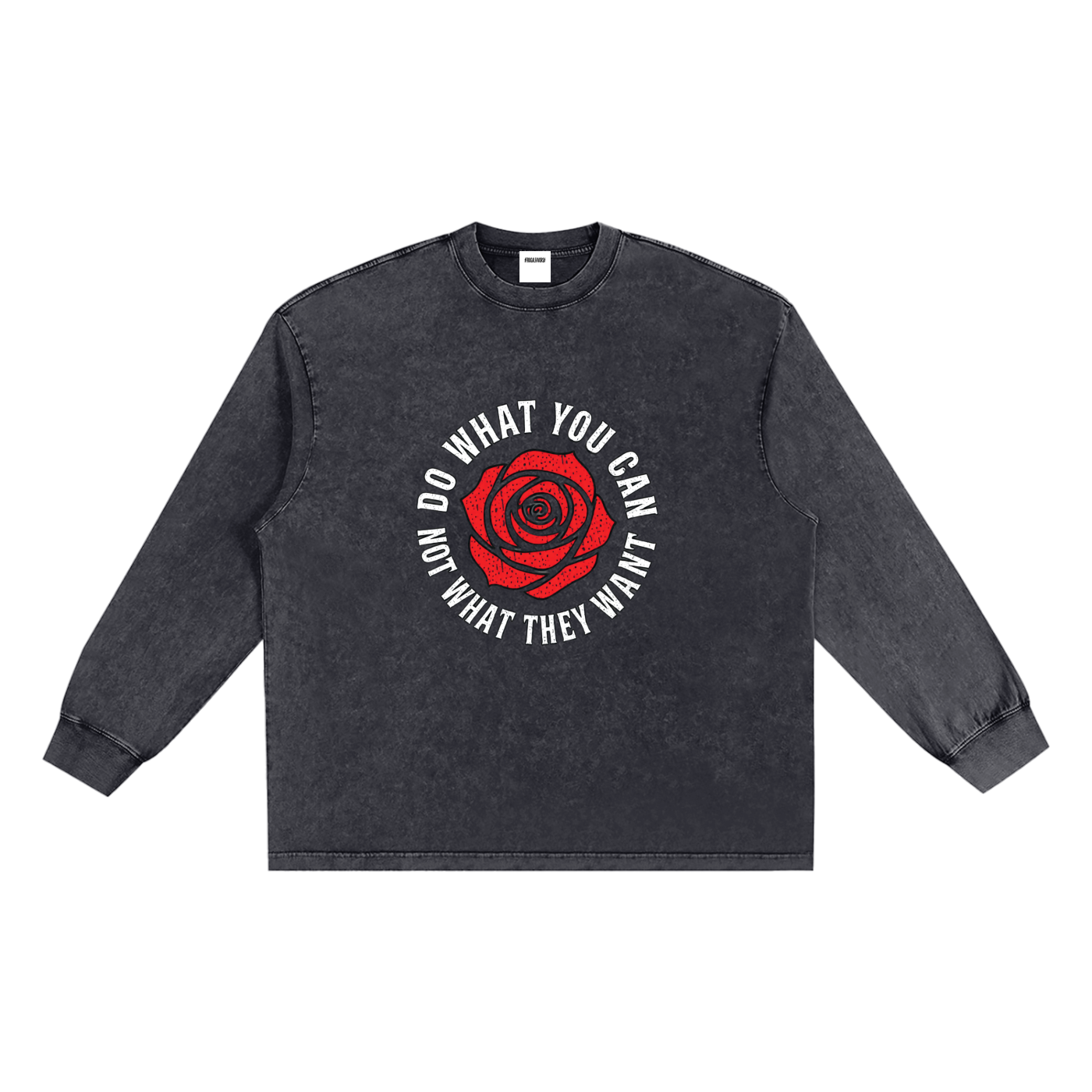 Snow Washed Frayed Edge T-Shirt