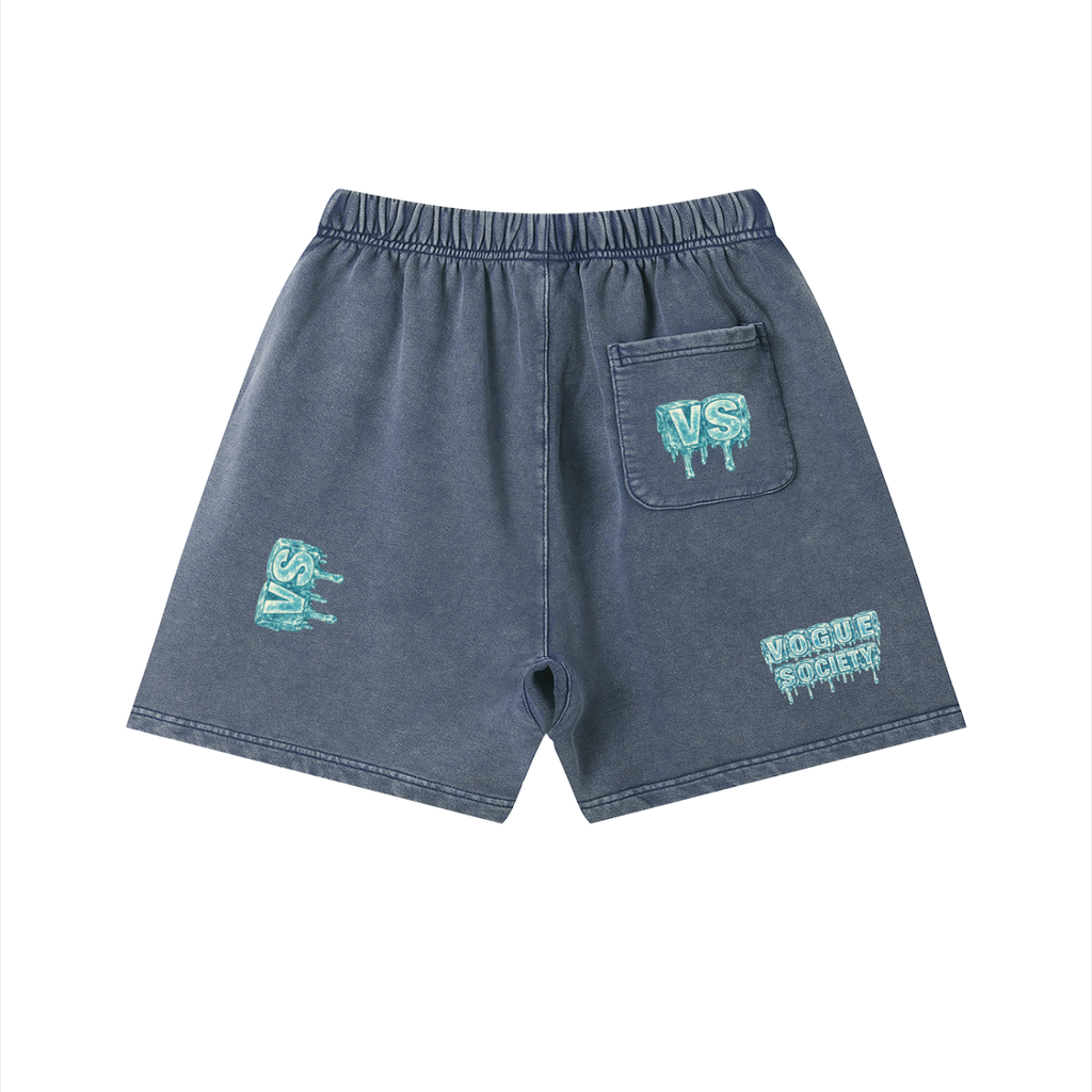 Unisex Vintage Wash Cotton Shorts