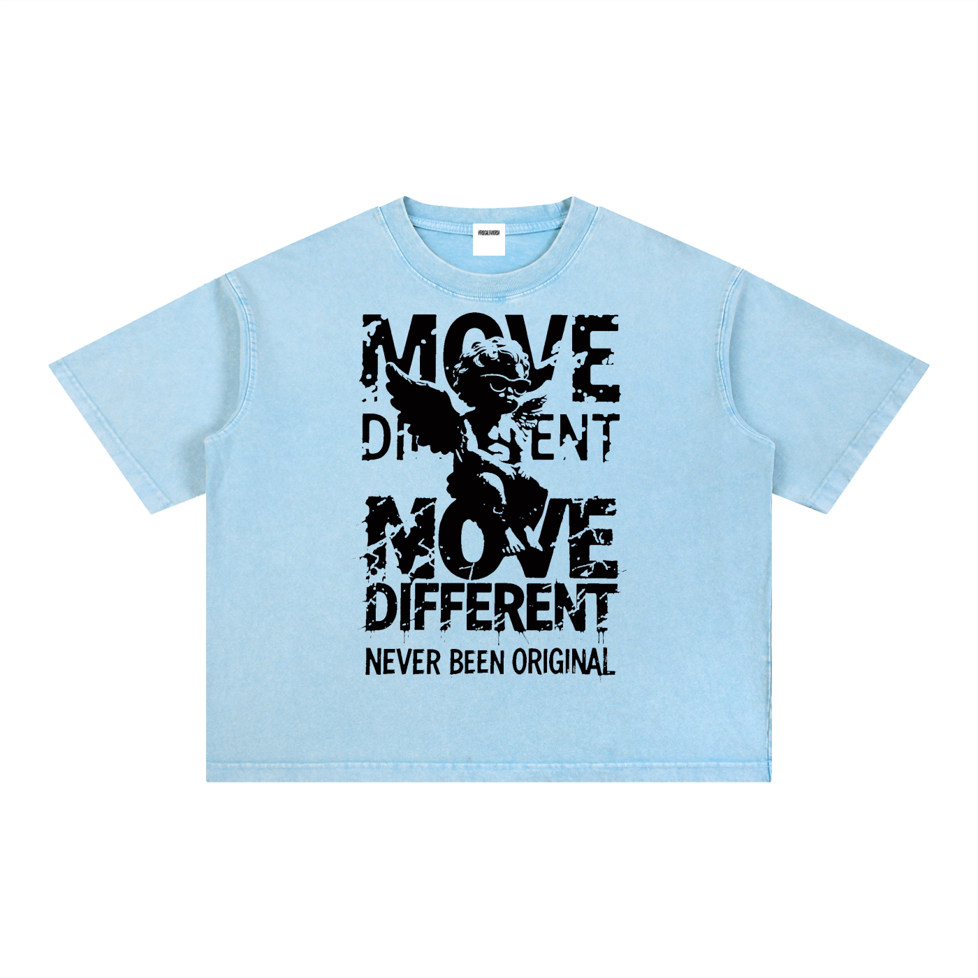 Mineral Wash Boxy Cotton T-Shirt