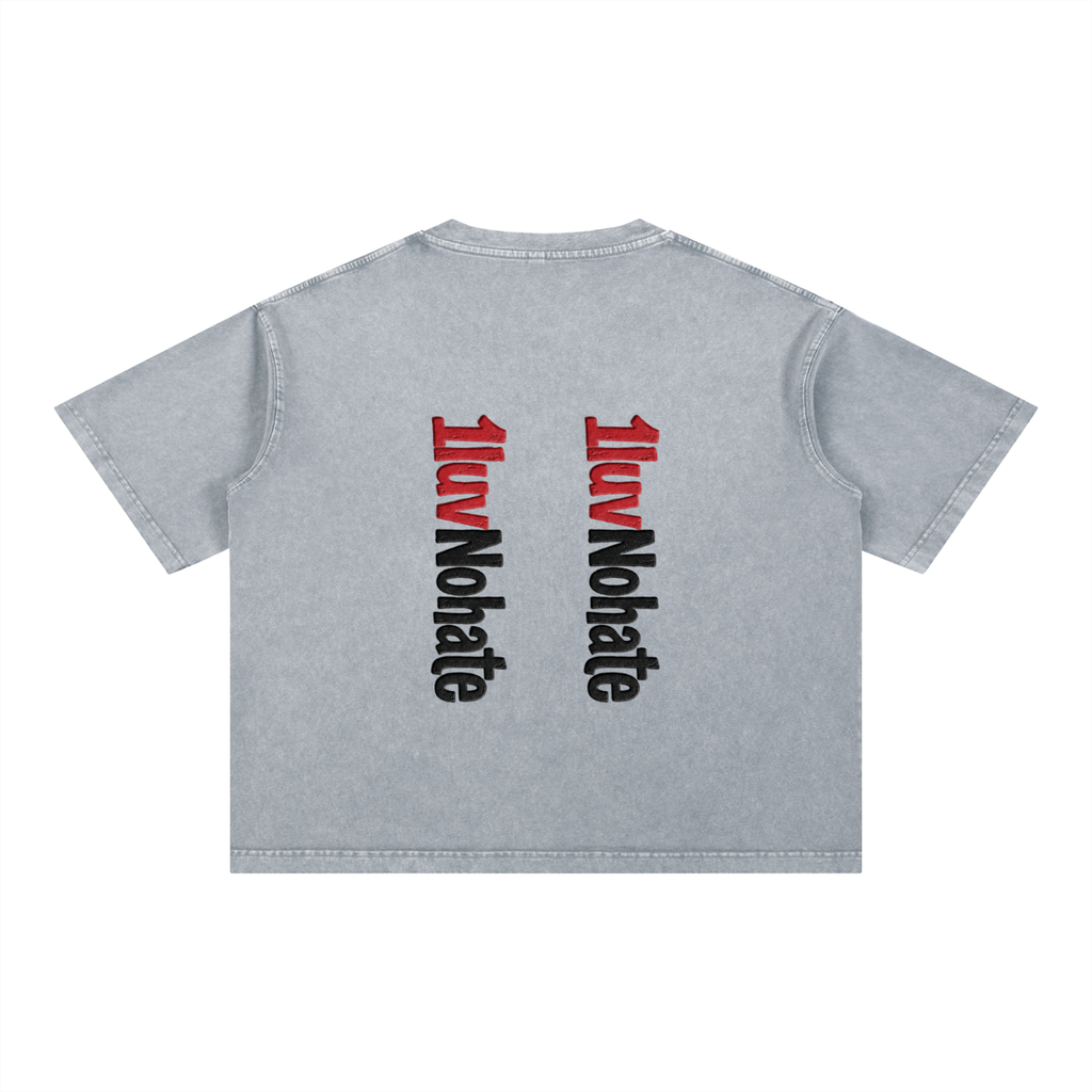 Mineral Wash Boxy Cotton T-Shirt
