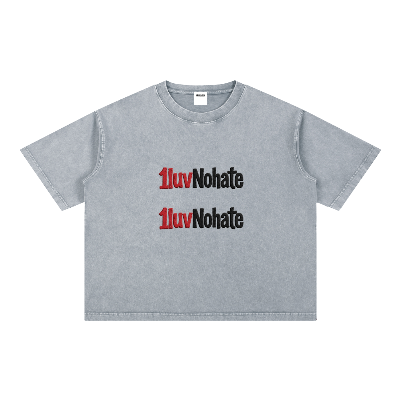 Mineral Wash Boxy Cotton T-Shirt