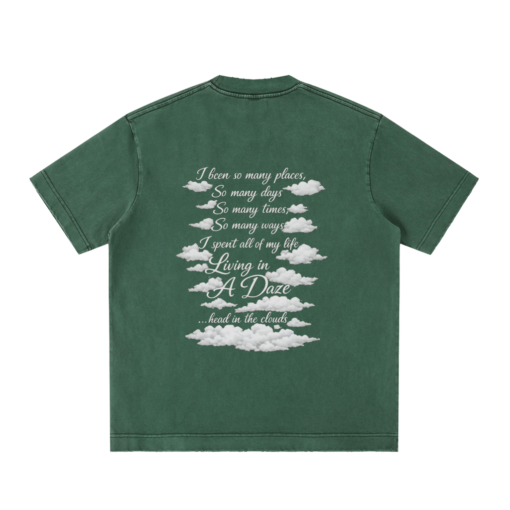 Heavyweight Vintage Washed Frayed T-Shirt