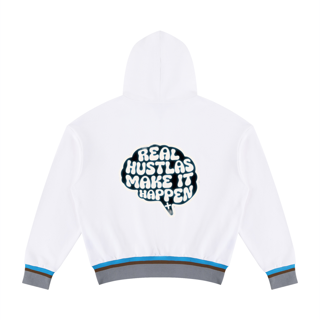 Unisex Oversized Color Block Boxy Hoodie