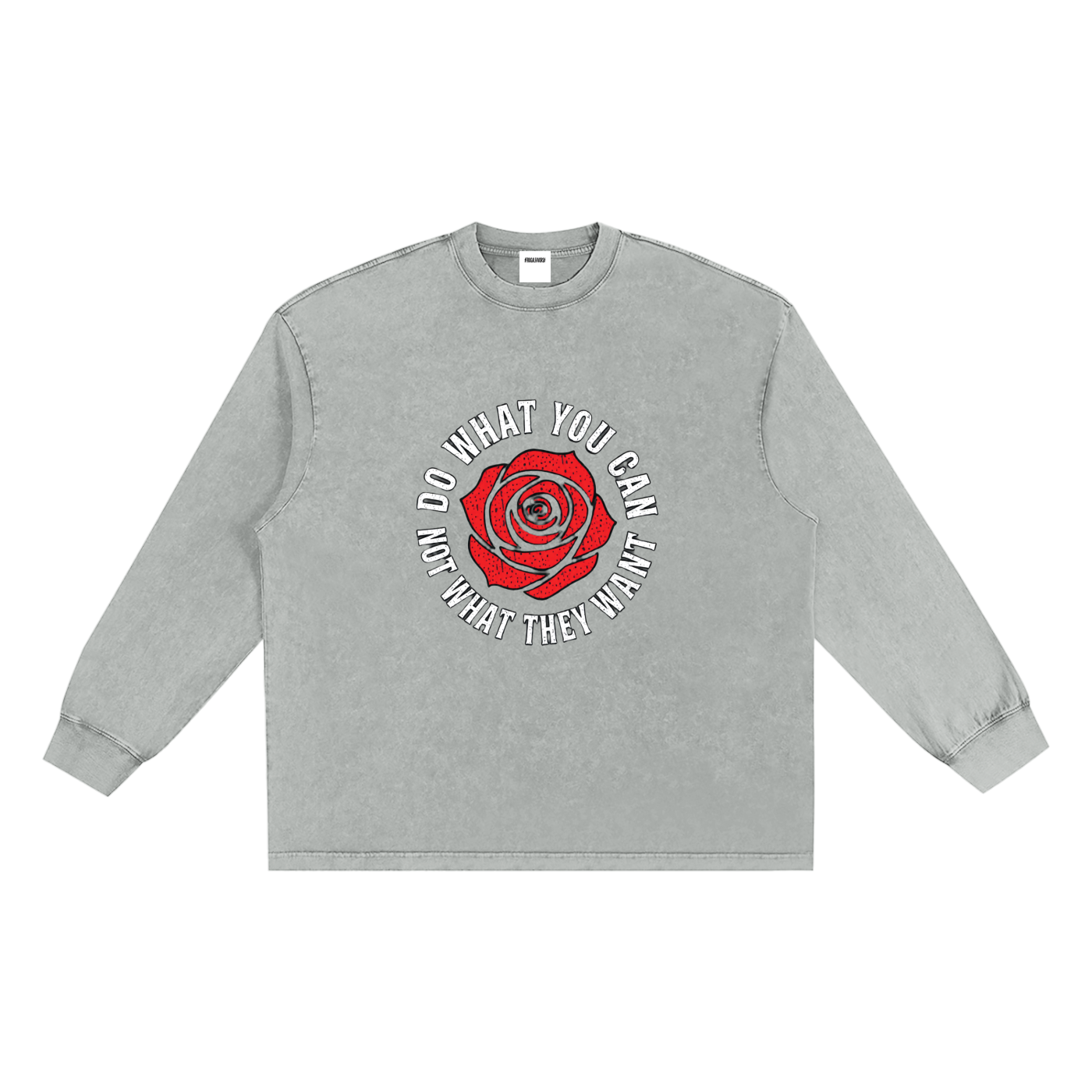 Snow Washed Frayed Edge T-Shirt
