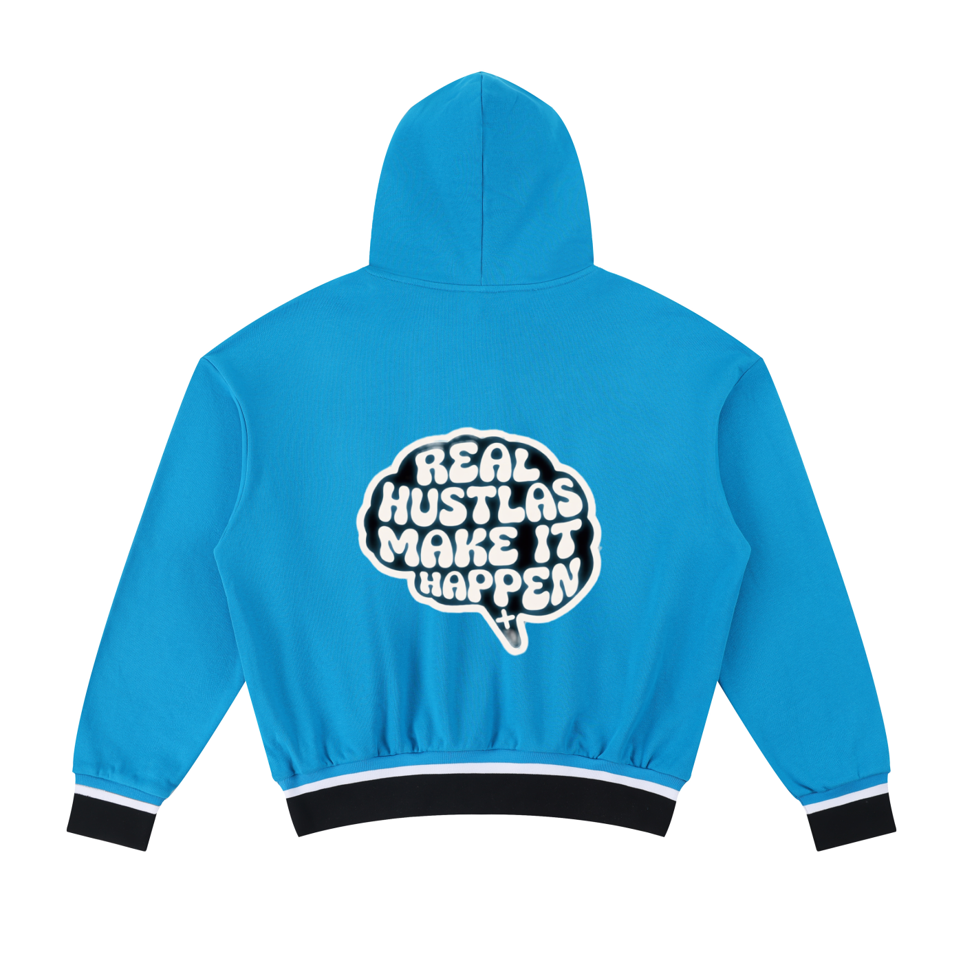 Unisex Oversized Color Block Boxy Hoodie