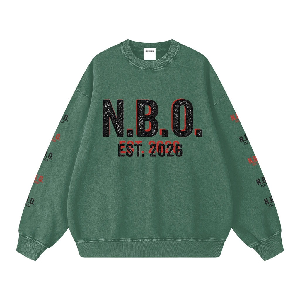 Snow Washed Oversized Sweatshirt