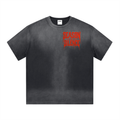 “I” Shape Gradient Washed T-Shirt