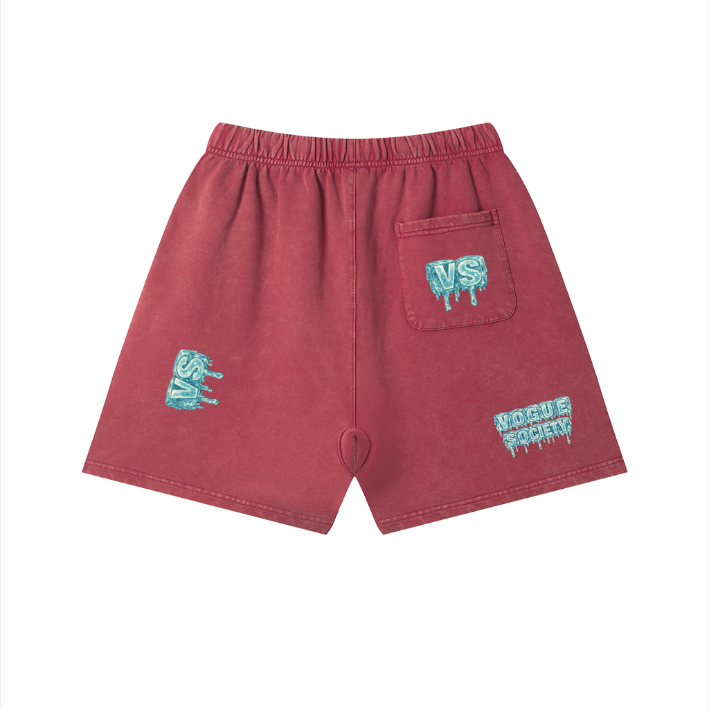 Unisex Vintage Wash Cotton Shorts