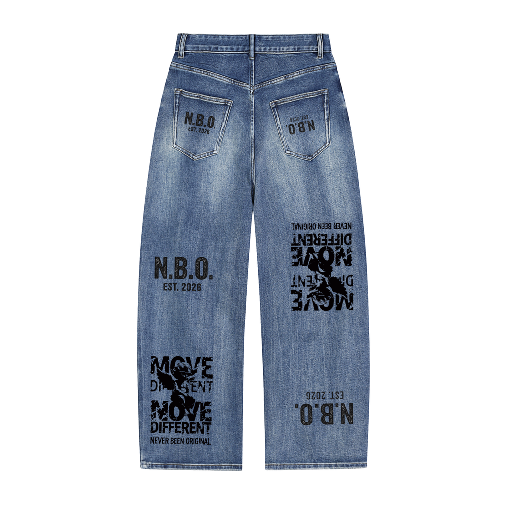 Sun Fade Heavyweight Denim Jeans