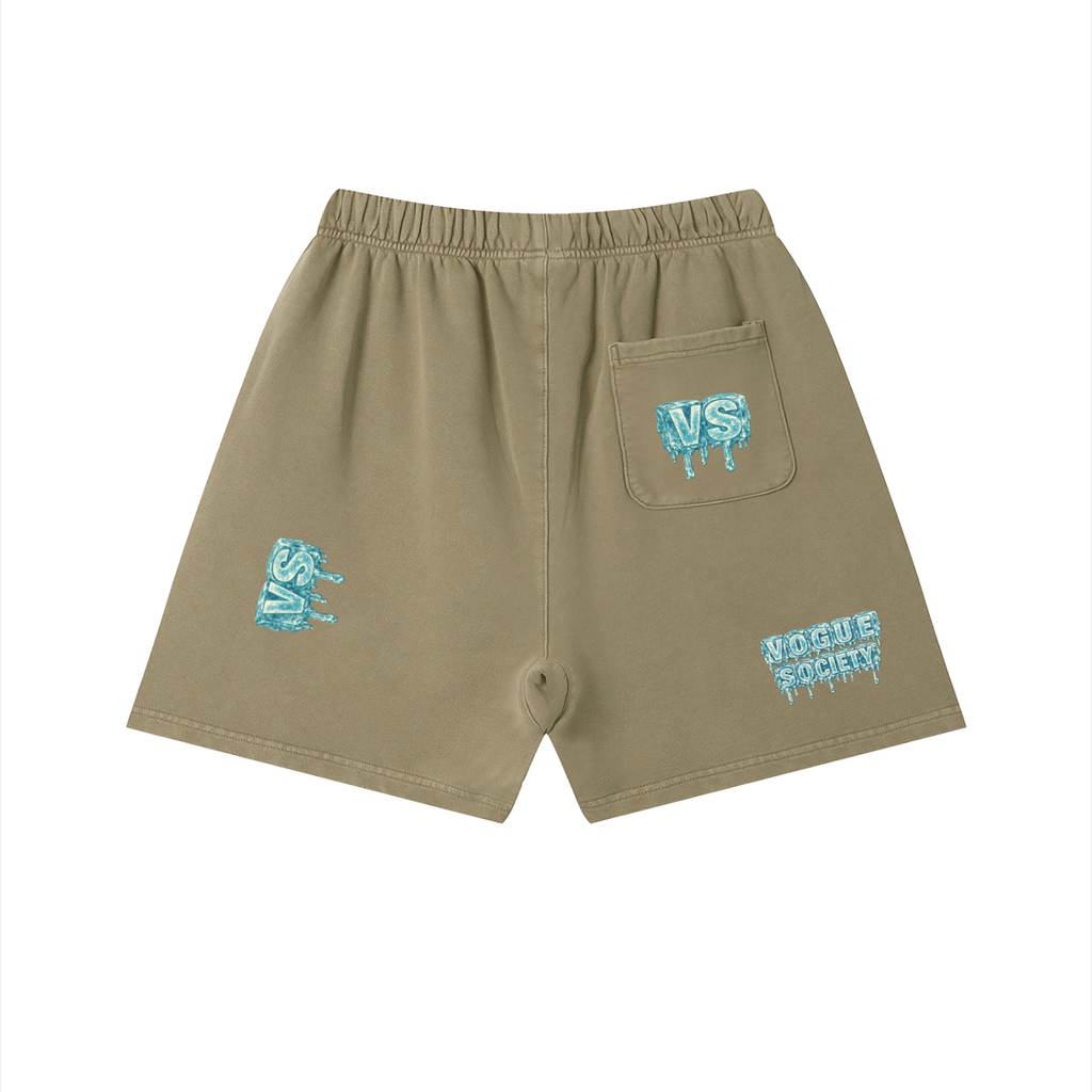 Unisex Vintage Wash Cotton Shorts
