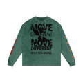 Acid Wash Oversize Long Sleeve T-Shirt