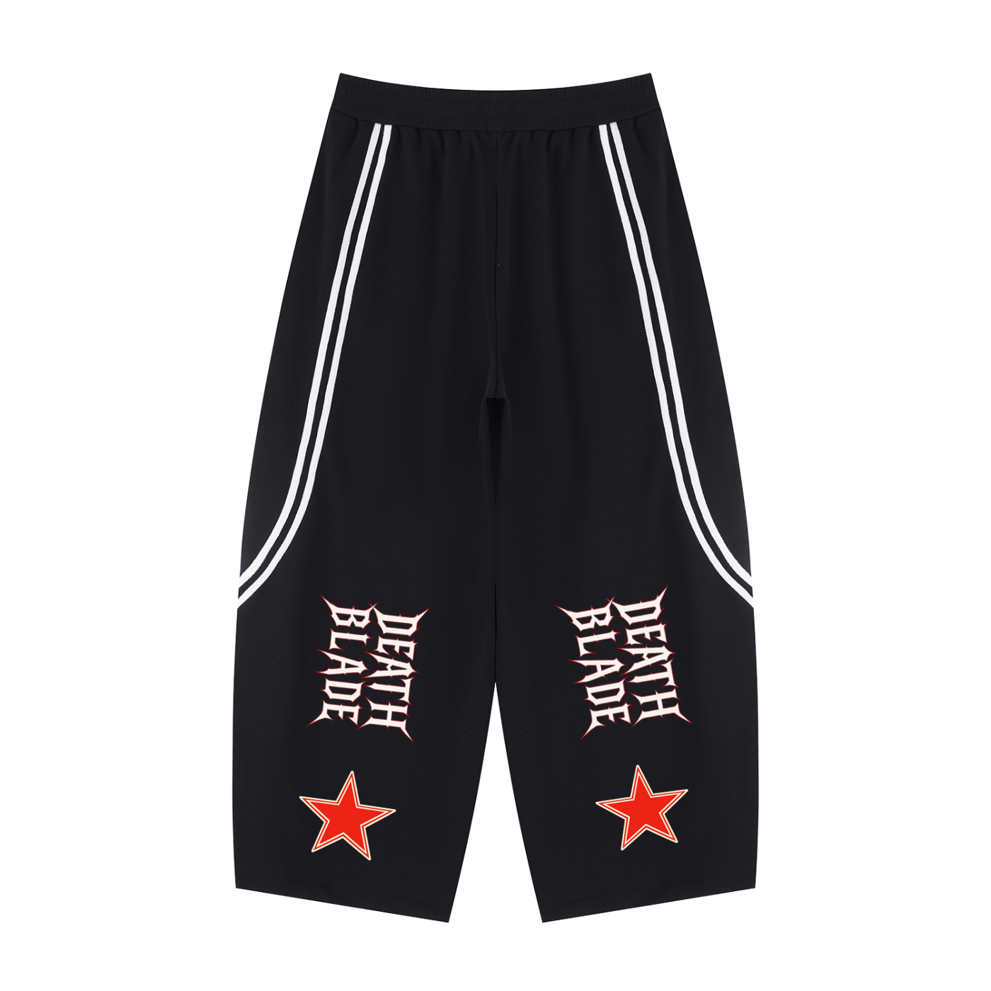 Unisex Wide Leg Piping Sweatpants