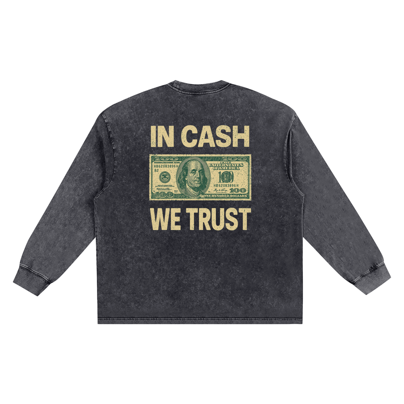 Snow Washed Frayed Edge T-Shirt